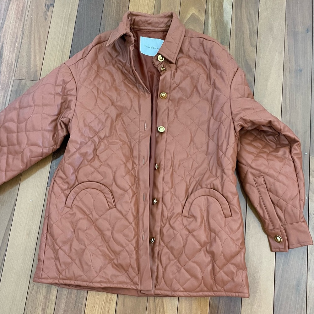 SOLD Houseof sunny midcentury quilt coat